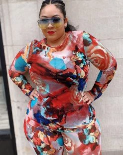 华尔街 Angel Mesh Set Plus Size