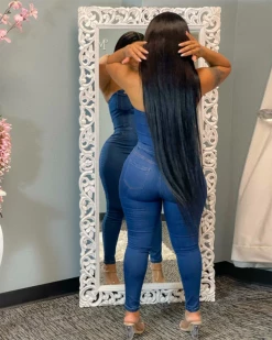 佳丽轩 VERA DENIM JUMPSUIT