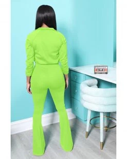 Divanewlook Flare Leg Jogger Set New In