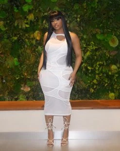 菲恩 New In Kiss Me Longer Dress