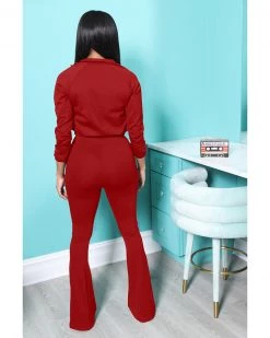 Divanewlook Flare Leg Jogger Set New In