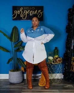 Divanewlook “Henna” Shirt Dress