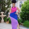 Divanewlook COLOR BLOCK DRESS