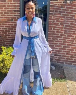 Divanewlook Curvy White Parisse Maxi Dress