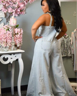 YUESHENG CARLY DENIM OVERALLS New In