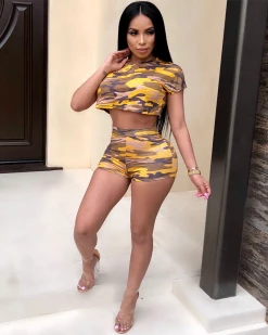 纯美 Matching Set Sweet Treat Short Set