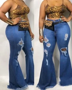 晟恒辉 Bottoms Wild Leg Jeans