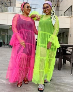 Divanewlook COLOR ME BAD MESH DRESS