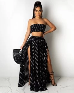 Divanewlook Polka Dot Split Set