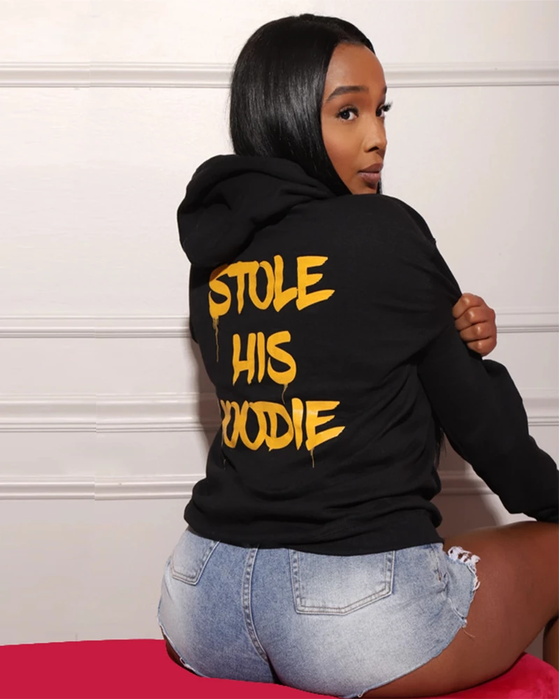 广秦 Plus Size STOLE HIS HOODIE 2 广秦 Plus Size STOLE HIS HOODIE