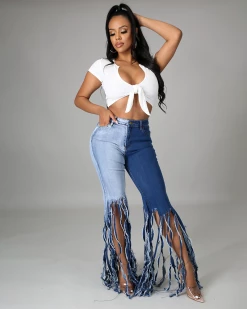 达梦 Fringe Fun Jeans