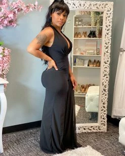 Divanewlook Miriam Plunge Jumpsuit