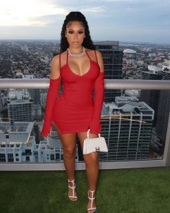 Divanewlook New In Strapped Mini Dress