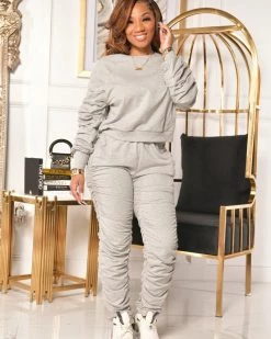 伊凡 Jena Ruched Set Matching Set