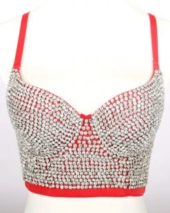 Divanewlook Fawn Crystal Bustier New In