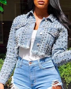 彩君服饰 Edgy Glam Jacket Plus Size Outerwear 7 彩君服饰 Edgy Glam Jacket Plus Size Outerwear