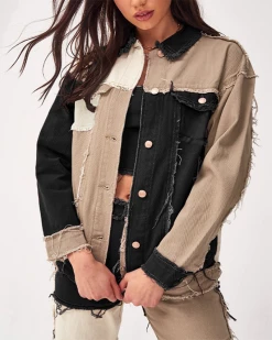 玉鹏 Real Talk Denim Top New In