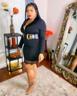 亦凡 New In Goodness Suit Dress