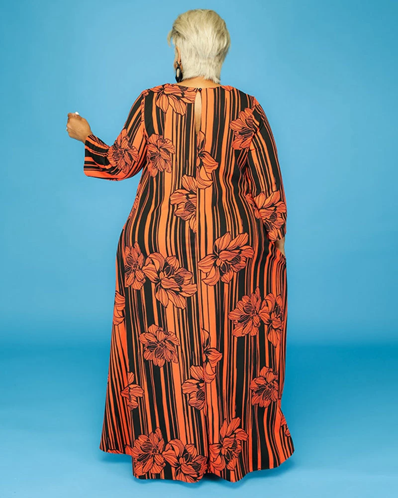 欧时尚 FLOWER POCKET DRESS 6 欧时尚 FLOWER POCKET DRESS