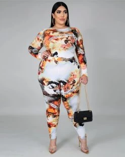 胖妹儿 Devin Leisure Suit Plus Size