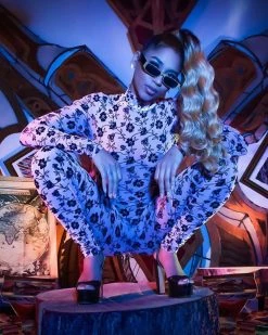 Divanewlook ROSA LOTUS RUCHED JUMPSUIT