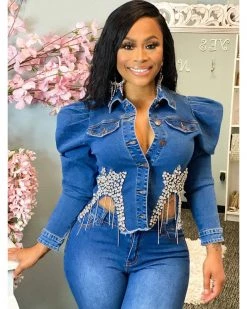 Divanewlook New In DOLLY DENIM JACKET