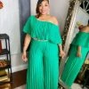 Divanewlook New In Pleated Jumpsuit