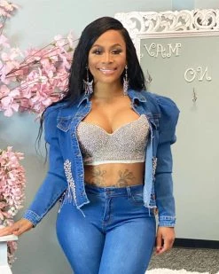 Divanewlook New In DOLLY DENIM JACKET