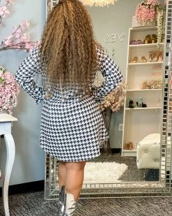 新美纶 HARPER HOUNDSTOOTH SHACKET Jacket & Coat