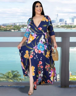 冰梦 Floral Maxi Dress