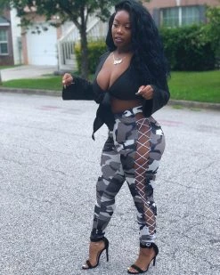 Divanewlook LACE ME UP PANT New In