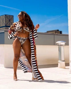 Divanewlook New In Safari Duster / COVER-UP