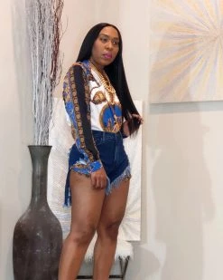 Divanewlook CORRINE DISTRESSED BERMUDA SHORTS New In