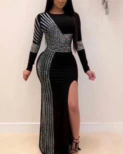 梁梁 Black Studded Dress Dresses 5 梁梁 Black Studded Dress Dresses