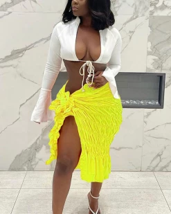 Divanewlook Bottoms EVE Wrap Skirt