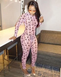 Divanewlook ROSA LOTUS RUCHED JUMPSUIT