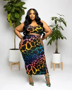 Divanewlook New In DISCO SKIRT SET