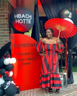 靓丽人潮&辉煌衣都 STRIPE MAXI DRESS