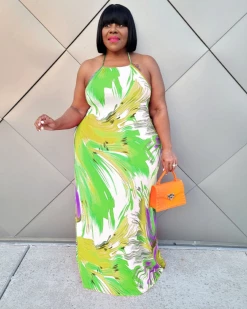 Divanewlook ABSTRACT GARDEN MAXI New In