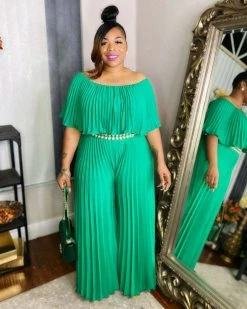 Divanewlook New In Pleated Jumpsuit