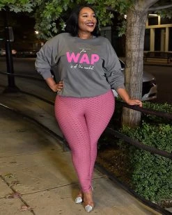 欧时尚 Off The Market Sweatshirt Plus Size