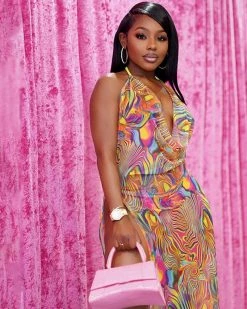 Divanewlook Wild Child MAXI DRESS New In