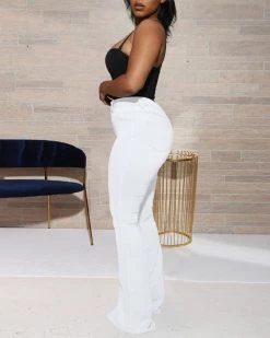 御有 Major High Rise Flare Stretchy Jeans