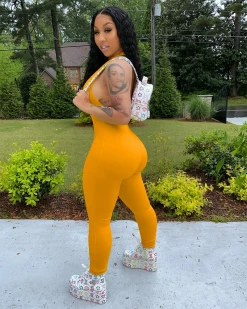 Divanewlook I’m Into It Ribbed Halter Jumpsuit New In