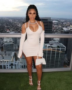 Divanewlook New In Strapped Mini Dress