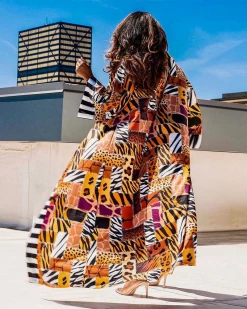 Divanewlook New In Safari Duster / COVER-UP