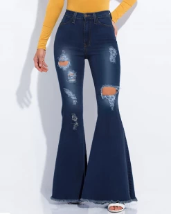 晟恒辉 Bottoms Wild Leg Jeans