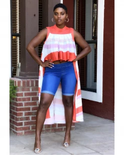 棠景成韵 ANASTASIA HIGH LOW STATEMENT BLOUSE