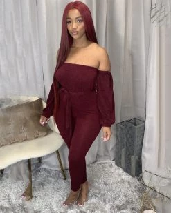 Divanewlook JAMIEE HUNTER GREEN JUMPSUIT Jumpsuit & Romper