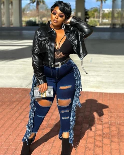 Divanewlook Fringe Me Not Jeans